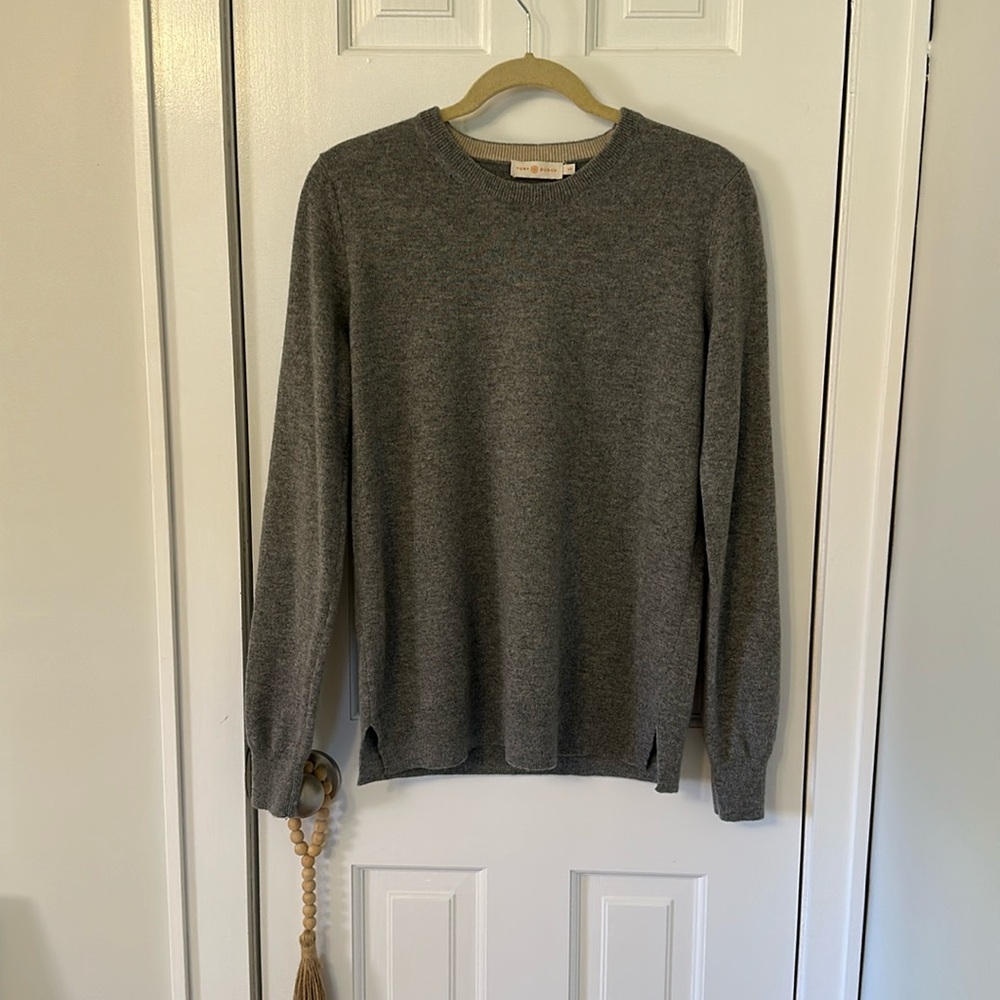 Tory Burch wool crew neck sweater